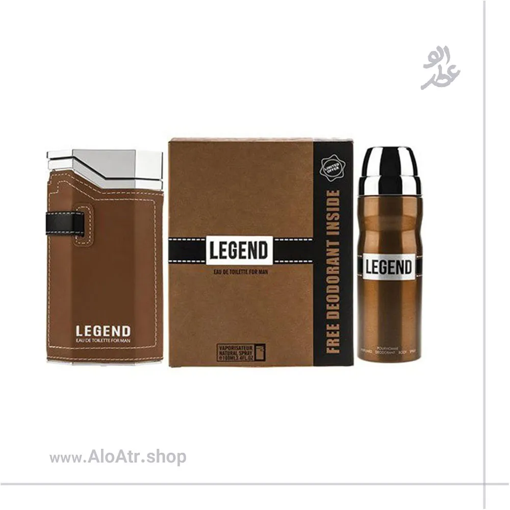 5718-1 ادکلن امپر لجند قهوه ای با اسپری مردانه