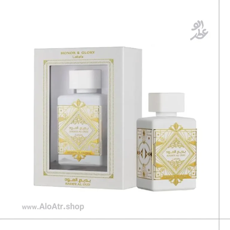 ادکلن لطافه بدیع العود هانر اند گلوری (سفید) مردانه/زنانه
