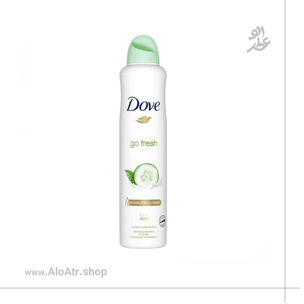 11243-1 اسپری ضدتعریق بدن داو رایحه خیار زنانه