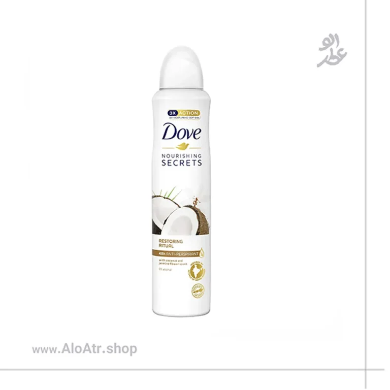 اسپری ضدتعریق بدن داو رایحه نارگیل زنانه