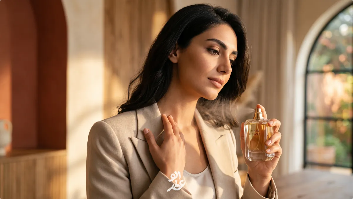 ماندگاری و پخش بوی بالای بهترین عطرهای افنان زنانه روی لباس
